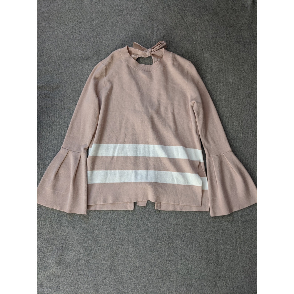 Rachel Roy Sweater Womens Size Extra Small Pink Tie Back Fairy Y2K